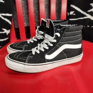 Vans Sk8 Hi Tops Black and White